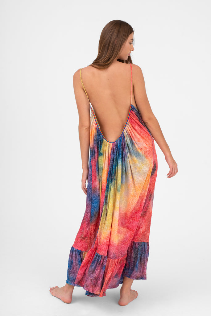 OPEN BACK MAXI DRESS