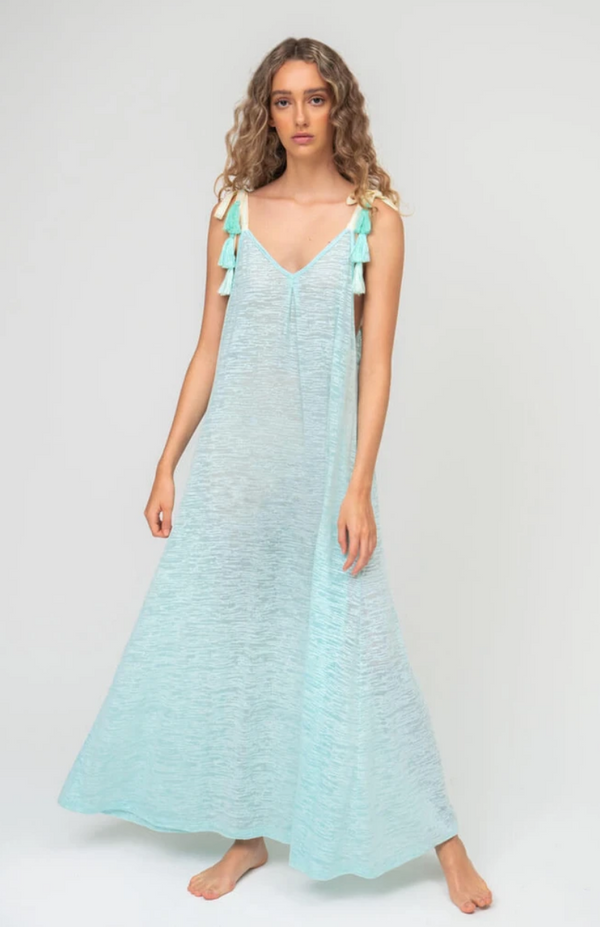 TASSEL TIE DRESS