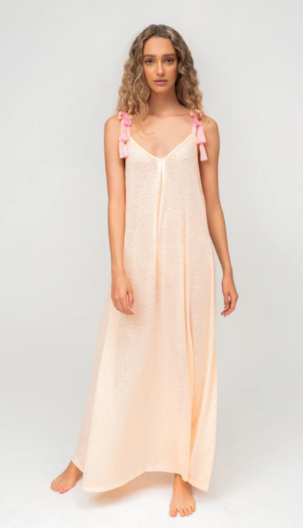 TASSEL TIE DRESS